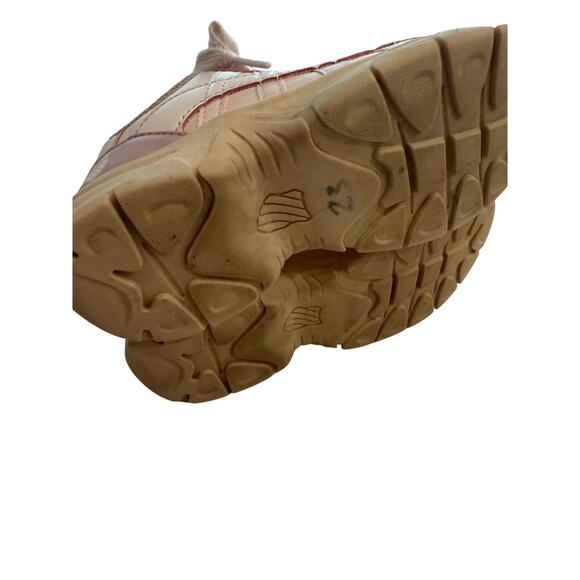 K Swiss Pink Beige Chunky Sneaker Girls Size 12 Lace Fashion Style Tennis Shoe - Picture 8 of 8